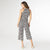 Taya Striped Jumpsuit - Black/White