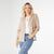 Indra Lightweight Open Blazer - Khaki