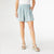 Sirine Soft Pull-On Shorts with Side Pockets - Mint Green