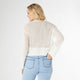 Kallie Open Weave Cardigan - Off White