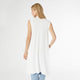 AirWeave Long Vest with Front Pockets - White