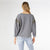 Andi French Terry Crew Neck Sweatshirt - Heather Grey