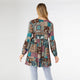 Priya Paisley Print Tunic - Teal/Pink