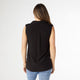 Marlowe Sleeveless Top with Pockets - Black