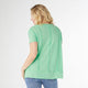 Micah Relaxed Short Sleeve Top - Cyber Lime