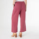 River Flowy Pant with Side Pockets - Rose Wine