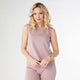 Hilarie Super Soft Tank - Misty Rose