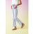 OMG ZoeyZip Flare with Side Slit - Light Denim