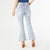 OMG ZoeyZip Flare with Side Slit - Light Denim