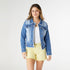 EverStretch Denim Jacket Fringe - Medium Denim