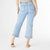 Bambu Soft Wide Leg Crop - Light Denim