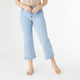 Bambu Soft Wide Leg Crop - Light Denim