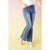 Bambu Soft Flare with Side Embroidery - Medium Denim