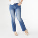 Bambu Soft Flare with Side Embroidery - Medium Denim