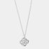 Clover Knot Dangle Necklace - Silver