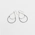 Double Teardrop Dangle Earring - Gunmetal