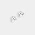 Bejeweled Cluster Stud Earring - Silver