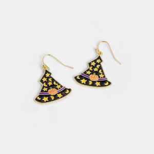 Witch Hat Earring - Multicolored