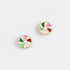 Peppermint Pinwheel Stud - Multicolored