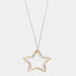 Hammered Star Necklace - Mixed Metal