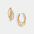 Whispers Swoopty Loop Hoop - Gold