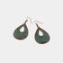 Sedona Flower Etched Teardrop Earrings