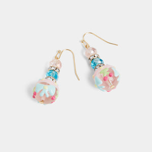 Whispers Painted Bow Bead Earring - Multi