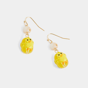 Whispers Chick Bead Dangle Earrings - Multi