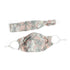 Headband + Mask Set - Pink/Grey Floral