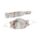 Headband + Mask Set - Pink/Grey Floral - Pink/Grey