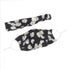 Headband + Mask Set - Black/White Daisy