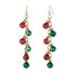 Mini Jingle Bells Dangle Earrings - Gold