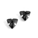 Triangle Jewel Stud - Grey